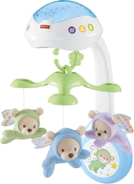Fisher-Price 3-in-1-Traumbärchen Mobile | mehrfarbig 1