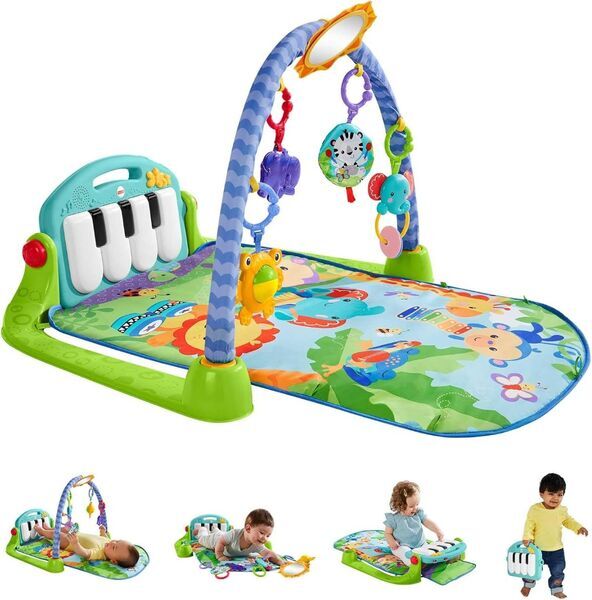 Fisher-Price Rainforest Piano-Gym Spielmatte | mehrfarbig 1