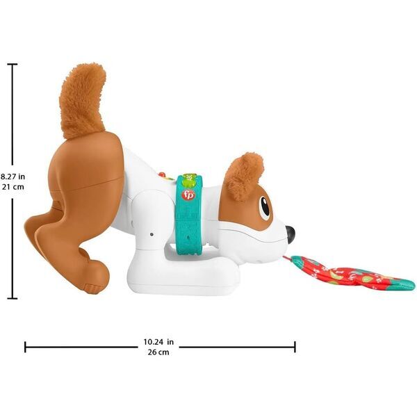 Fisher-Price Bello Krabbelhund | Version Englisch | večbarven 3