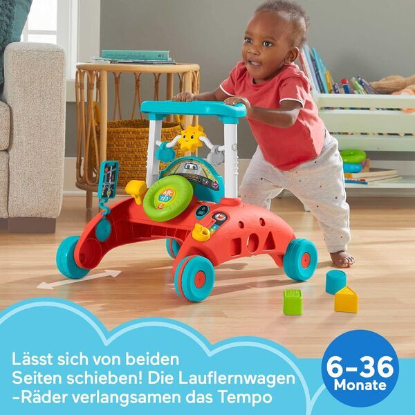 Fisher-Price 2-Seiten Auto-Lauflernwagen | mehrfarbig 2