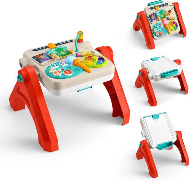 Fisher-Price Směj se a uč se Herní stolek a malířský stojan 4 v 1 | vícebarevný, image 1 of 3