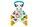 Fisher-Price Zebra Lauflernwagen | multicolored | Italian Version thumbnail 1/2