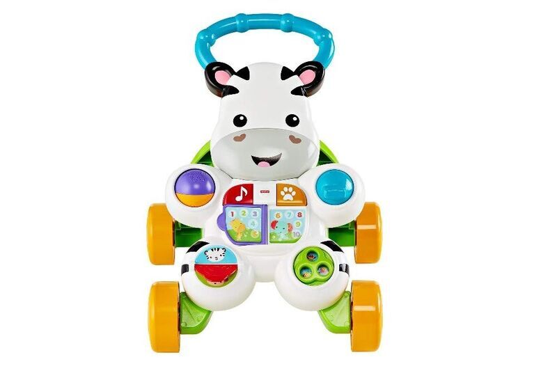 Fisher-Price Zebra Lauflernwagen | mehrfarbig | Version Italienisch 1