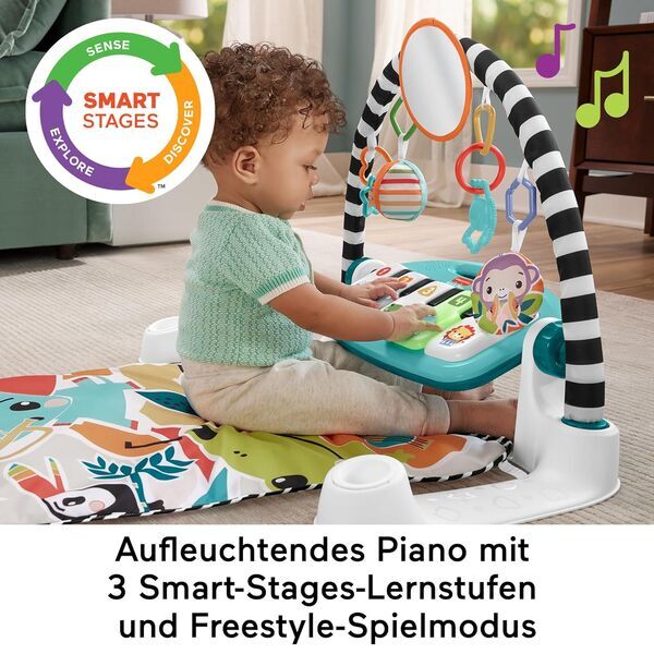 Fisher-Price Kick & Play Pianospieldecke | multicolored 3