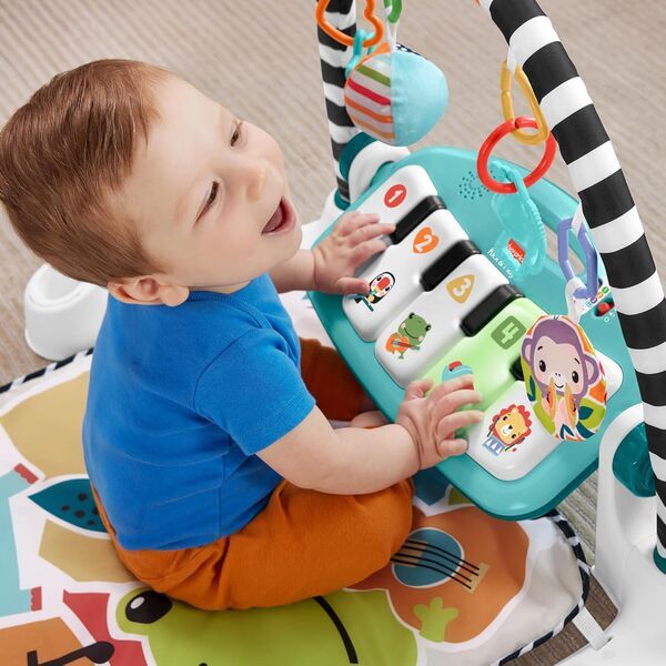 Fisher-Price Kick & Play Pianospieldecke Italienische Version | multicolored 3