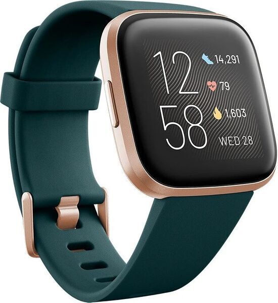 Fitbit Versa 2 (2019) | emerald/copper rose, image 1 of 2