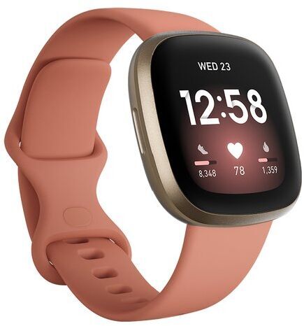 Väldigt bra: Fitbit Versa 3 (2020) | guld | rosa