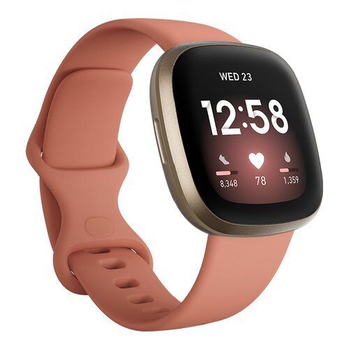Fitbit Versa 3 (2020) | gold | rosa 1