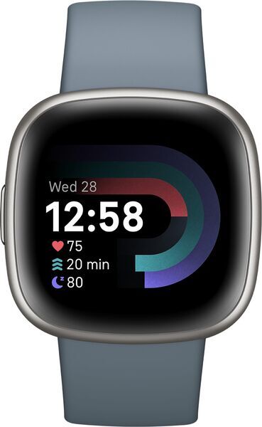Fitbit Versa 4 (2022) | silber | blau 2