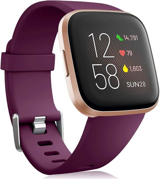 Fitbit Versa Lite Edition | auksas | violetinė 1