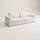 Flayr sofa 4-seater Webstoff white | white, thumbnail 1 of 3