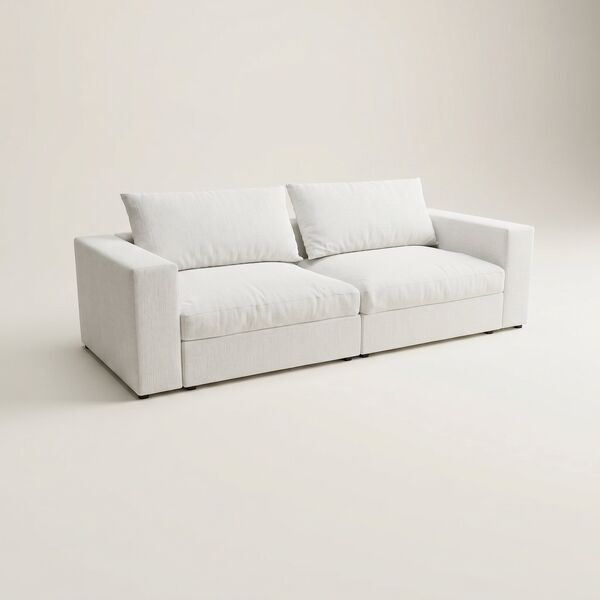 Flayr sofa 4-seater Webstoff white | white, image 1 of 3