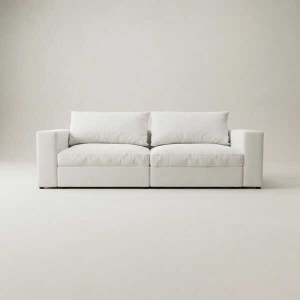 Flayr sofa 4-seater Webstoff white | white, image 2 of 3