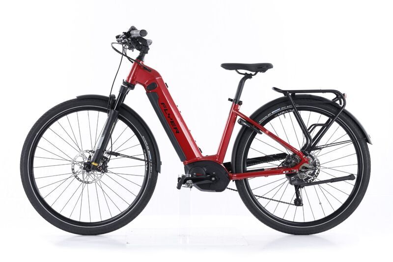 Flyer Upstreet4 7.10 LE Kiox (2021) | Tiefeinsteiger | rot | 28" | S | 1500 - 2000 km 4