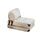 Fold Teddy 1-Seater Sofa Bed Cream | cream, thumbnail 1 of 4