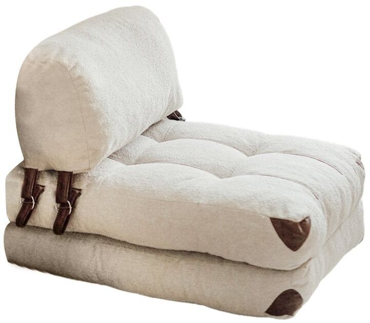 Fold Teddy Bäddsoffa 1-sits Kräm