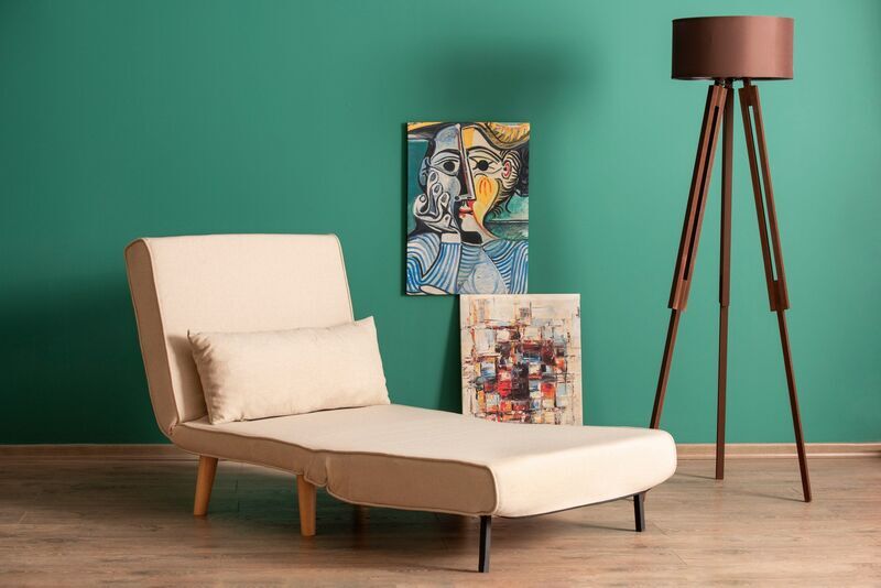 Folde sofa bed single-seater cream | cream, image 2 of 4