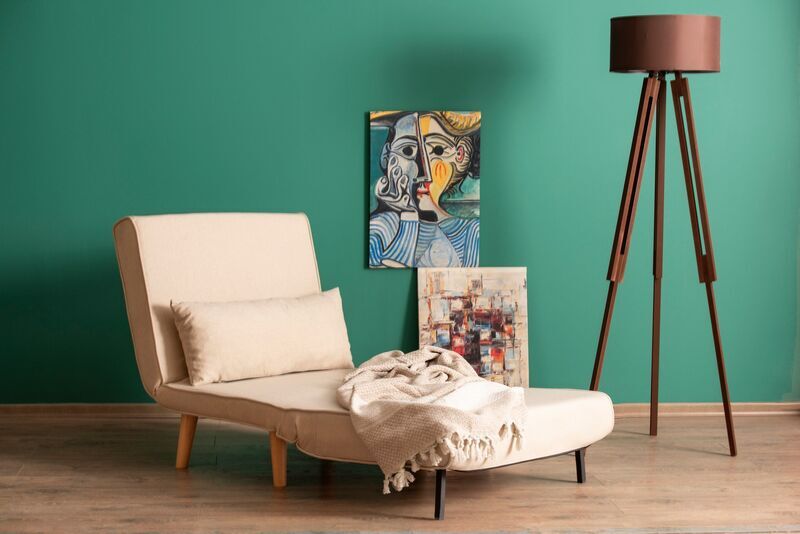 Folde sofa bed single-seater cream | cream, image 3 of 4