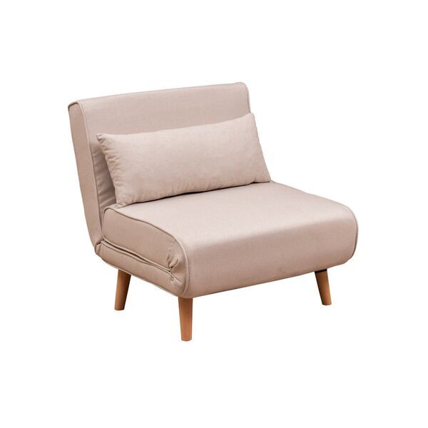 Folde sofa bed single-seater cream | cream, image 1 of 5