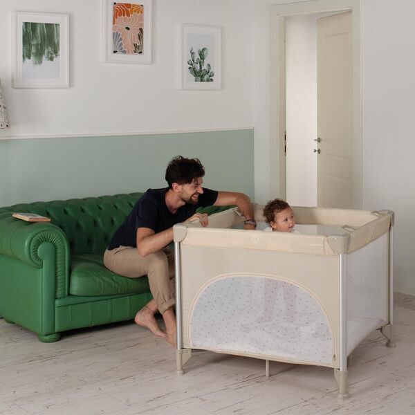 Foppapedretti Laufgitter Jubox | beige/white 2