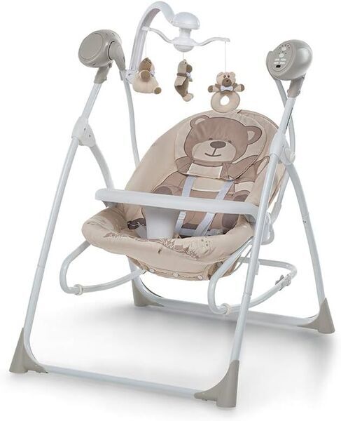 Foppapedretti Babywippe mit Spieluhr Teddybär | brown 4