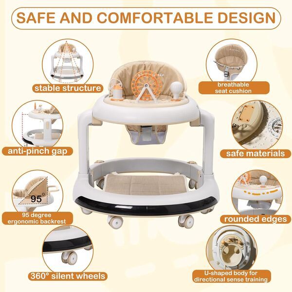 Forroby 3-in-1 Lauflernhilfe | brown 3