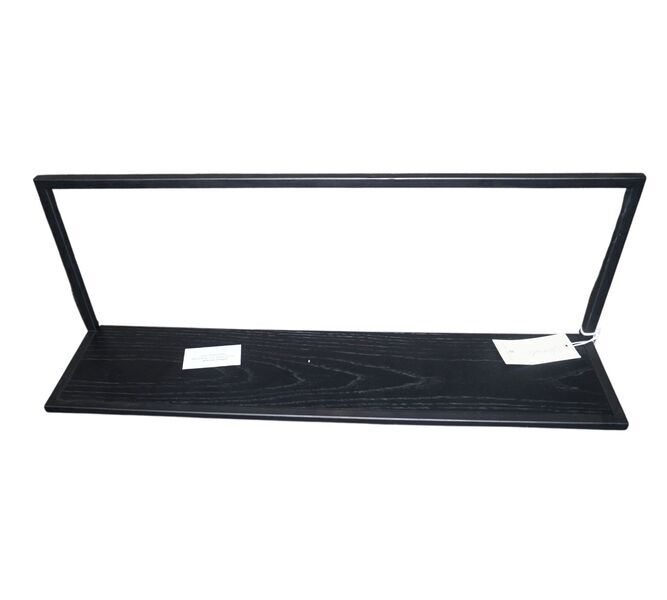 Frame wall shelf with board Eiche black | black, image 2 of 4