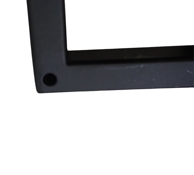 Frame wall shelf with board Eiche black | black, image 3 of 4