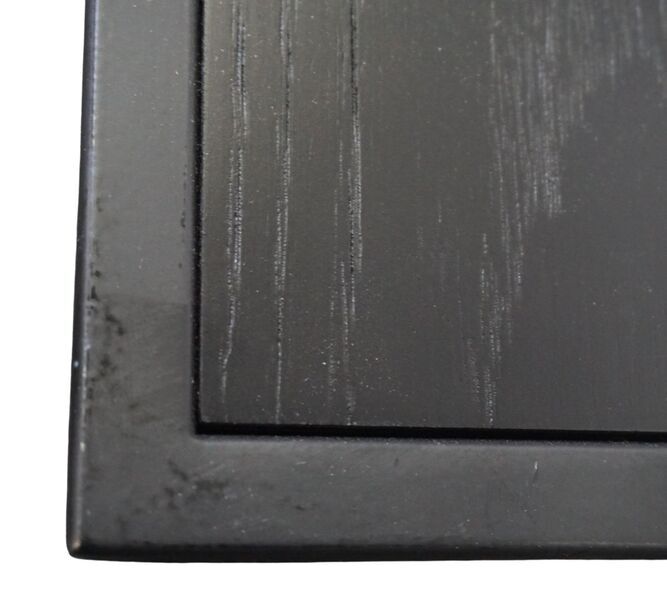 Frame wall shelf with board Eiche black | black, image 4 of 4