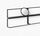 Frame Wandregal Schwarz | schwarz, thumbnail 2 of 4