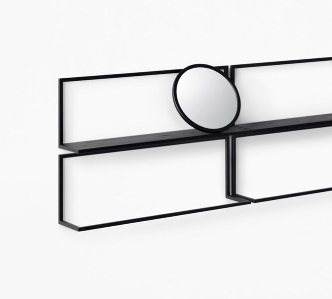 Frame Wandregal Schwarz | schwarz, image 2 of 4