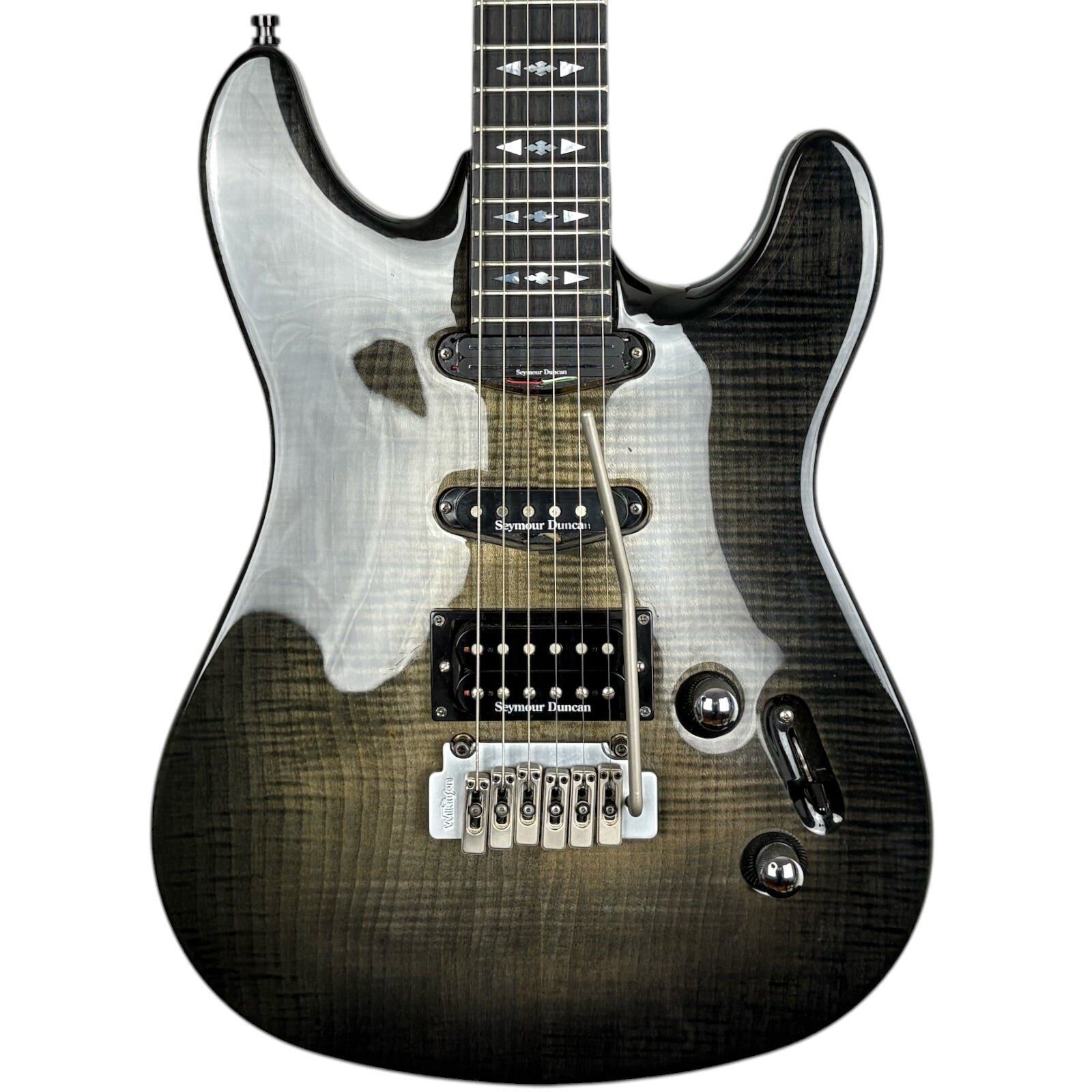 Framus Diablo voor Custom 2004 - transparant zwart Burst | zwart burst
