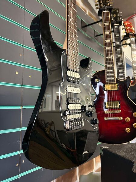 Fret King Super-Matic Gloss Black Electric Guitar | gloss black, image 3 of 5