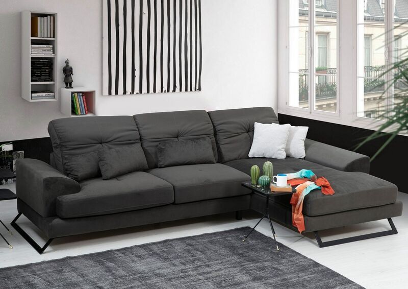 Frido Ecksofa Rechts Anthrazit | anthracite, image 3 of 4