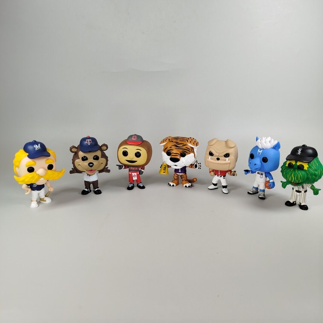 Funko Baseball Maskottchen-Set 7 Figuren