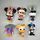 Funko Disney Cartoon-Klassiker Figuren-Set | 7 Figuren | mehrfarbig thumbnail 1/2