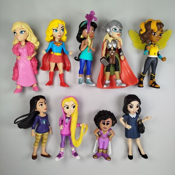 Funko Heldinnen & Superhelden | 9 Figuren | mehrfarbig 1