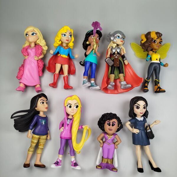 Funko Heldinnen & Superhelden | 9 Figuren | mehrfarbig 2