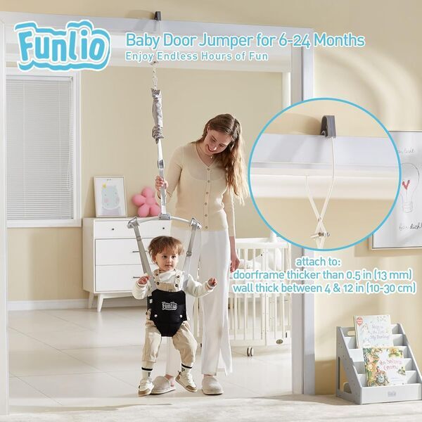 Funlio Baby Türspringer | black 2