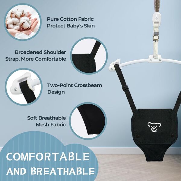 G Taleco Gear Hängeschaukel for Kleinkinder | black/white 3