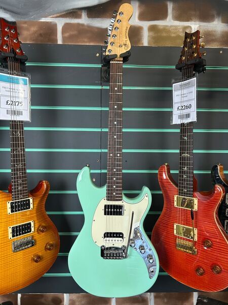 G&L Fullerton Deluxe Skyhawk HH Surf Green 2020 Electric Guitar | Surf Green, image 2 of 5