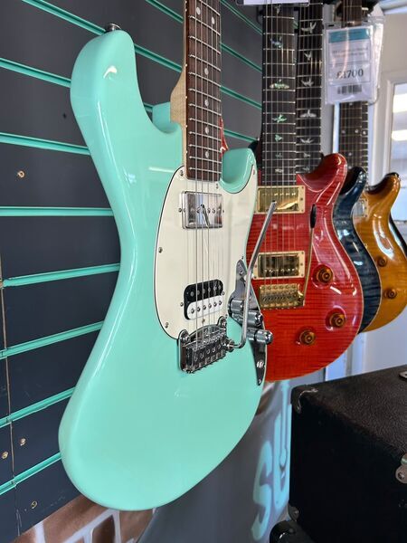 G&L Fullerton Deluxe Skyhawk HH Surf Green 2020 Electric Guitar | Surf Green, image 3 of 5