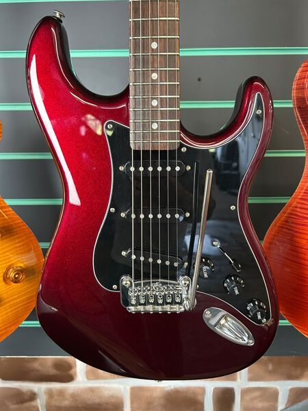 G&L Fullerton Standard Legacy 2018 Ruby Red Metallic Electric Guitar | red metallic, image 4 of 5