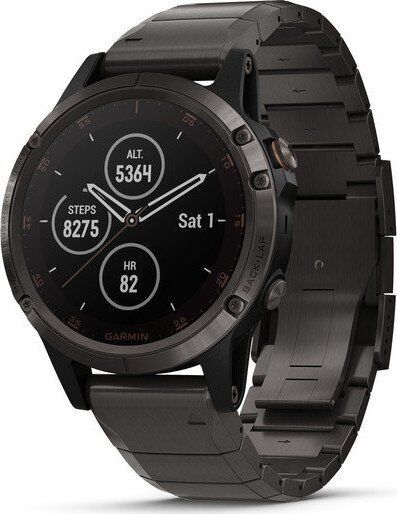 Garmin Fenix 5 Plus (2018) | Titan sort | Titan sort 1