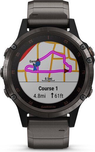Garmin Fenix 5 Plus (2018) | Titan sort | Titan sort 2