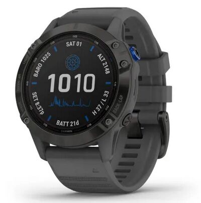 Garmin Fenix 6 Pro Solar (2020) | Stainless steel | black, image 1 of 1