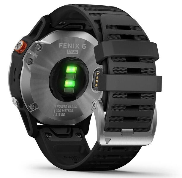 Garmin Fenix 6 Solar (2019) | Edelstahl | silber/schwarz 2