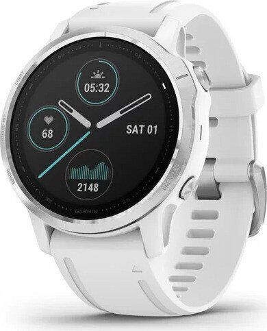 Garmin Fenix 6S (2020) | Edelstahl | weiß | weiß 1