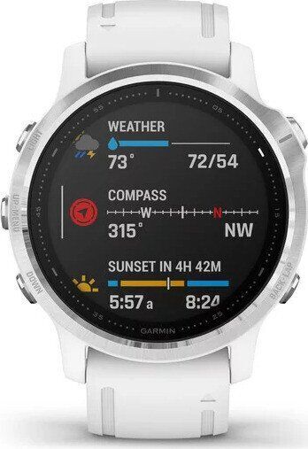 Garmin Fenix 6S (2020) | Edelstahl | weiß | weiß 2