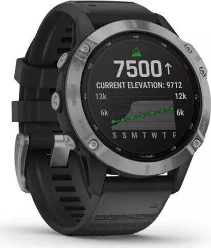 Garmin Fenix 6S Solar (2020) | argento | nero 2